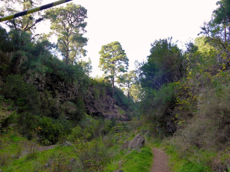 Ausstieg aus dem Barranco.