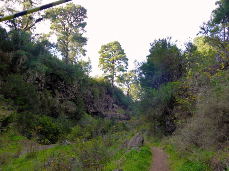 Ausstieg aus dem Barranco.
