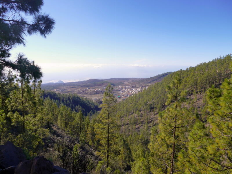Blick auf die Küste.