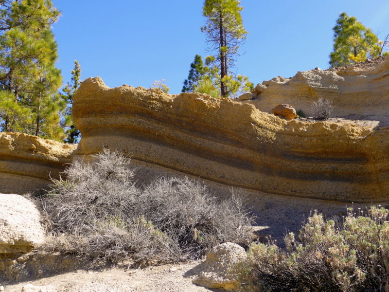 Die erste Bimssteinformation.