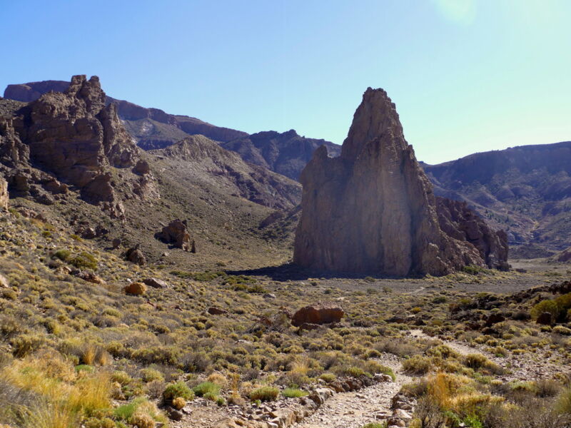 Blick zurück auf La Catedral.