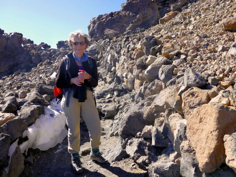 Auf den letzten Metern zum Gipfel.
