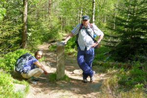 Auf dem Grenzpfad zum Langmartskopf.