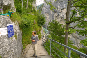 In der Aareschlucht.