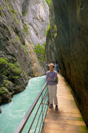 In der Aareschlucht.