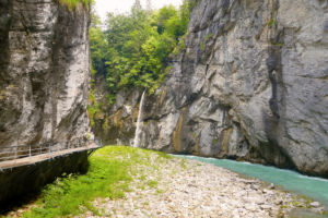 In der Aareschlucht.