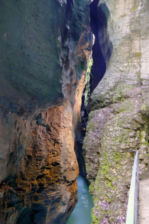 In der Aareschlucht.