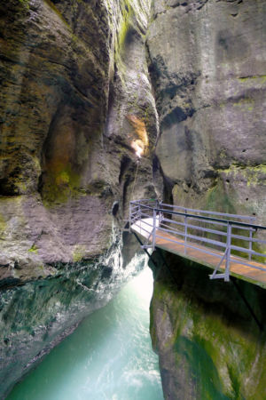 In der Aareschlucht.