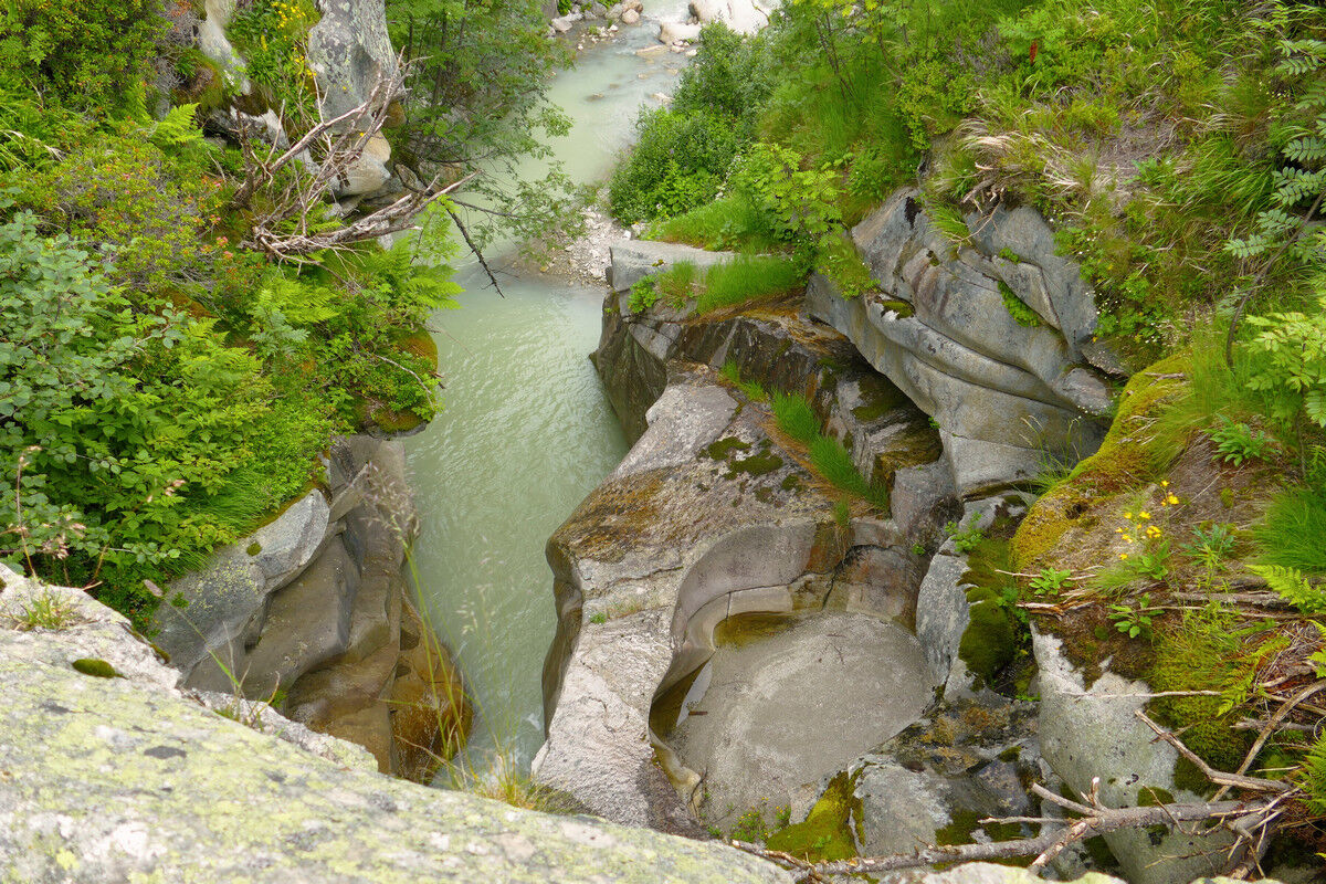 Aare-Gletschermühlen.