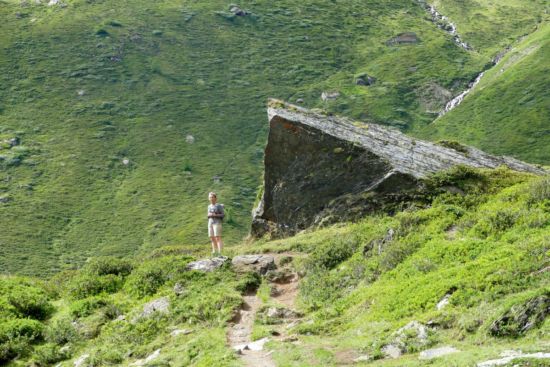 Aufstieg zur Capanna Corno Gries.