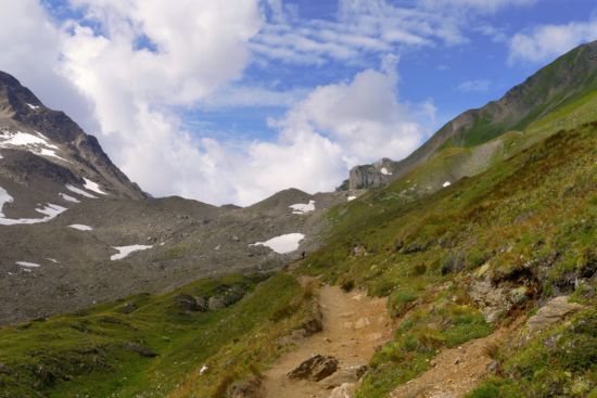 Aufstieg zum Cornopass.