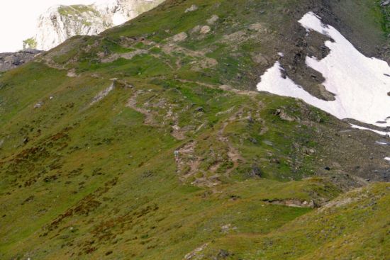 Aufstieg zum Cornopass.