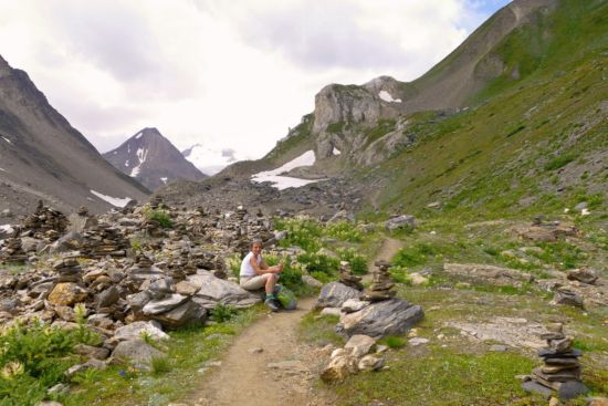 Aufstieg zum Cornopass.