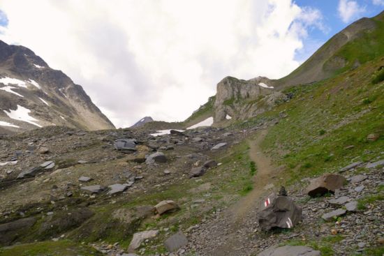 Aufstieg zum Cornopass.