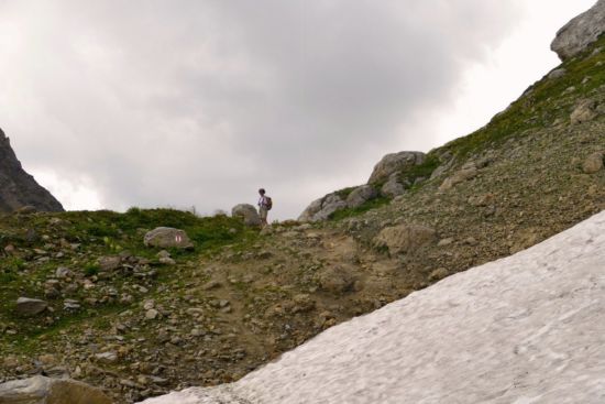 Aufstieg zum Cornopass.