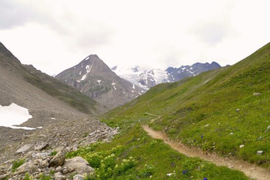 Aufstieg zum Cornopass.
