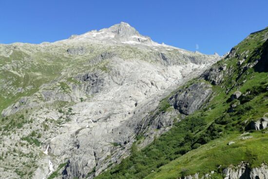 Hier lag einmal ein Gletscher.