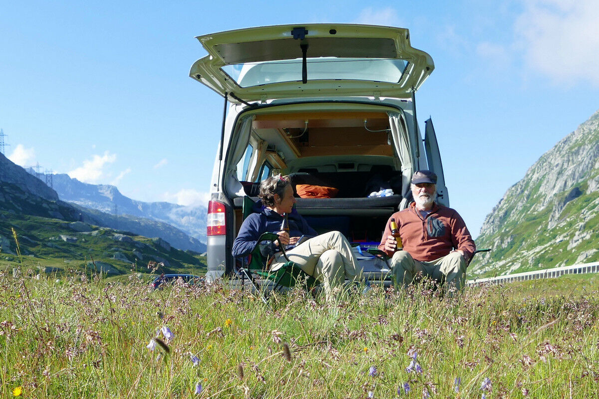Ein genialer Tag geht am Gotthard zu Ende.