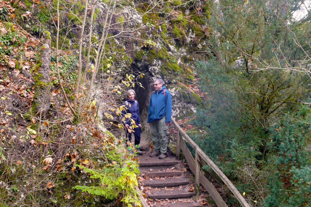 Auf dem Klosterfelsenweg.