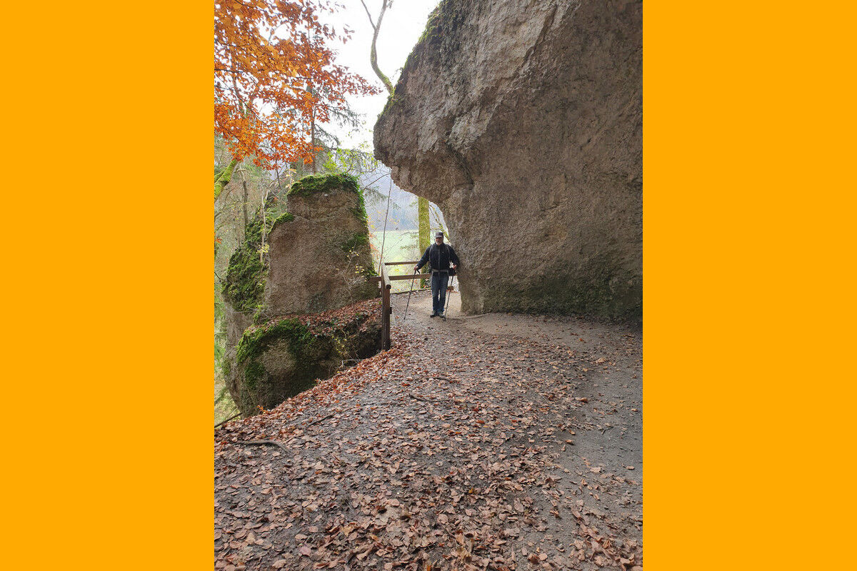 Auf dem Klosterfelsenweg.