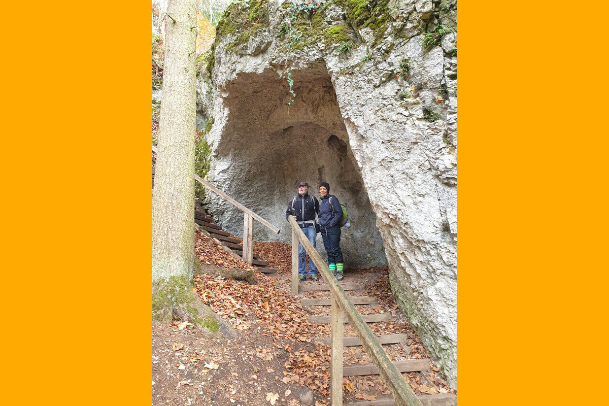 Auf dem Klosterfelsenweg.