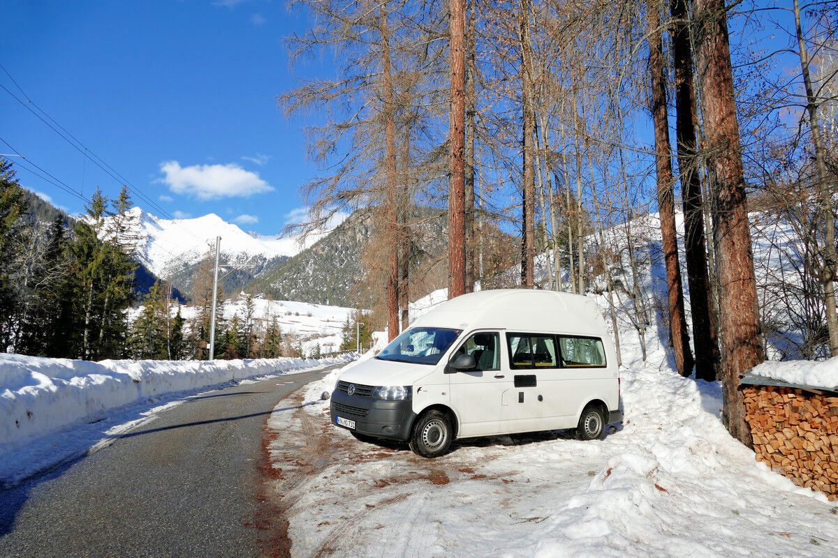Auch auf dem Weg zur Aussichtsplattform Süd gibt es eine kleine Parkmöglichkeit.