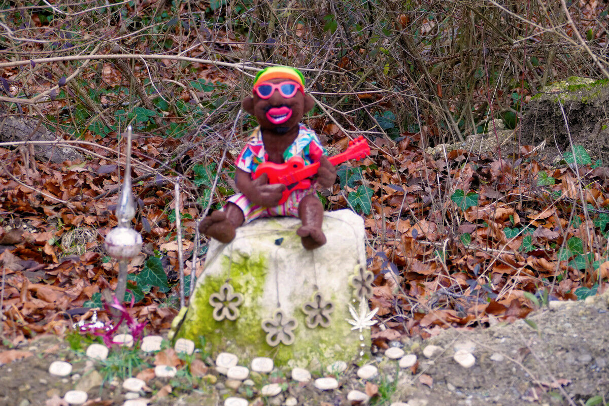 Kleiner Spass am Wegrand.