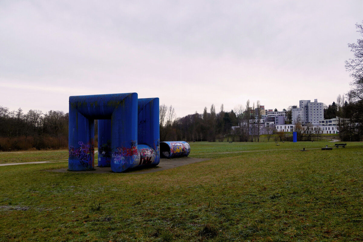 Röhrenkunst im Hockgraben.