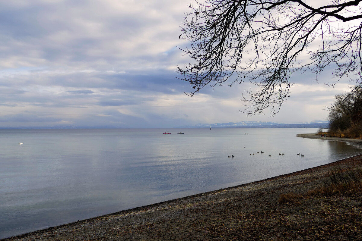 Blick über den See nach Osten.