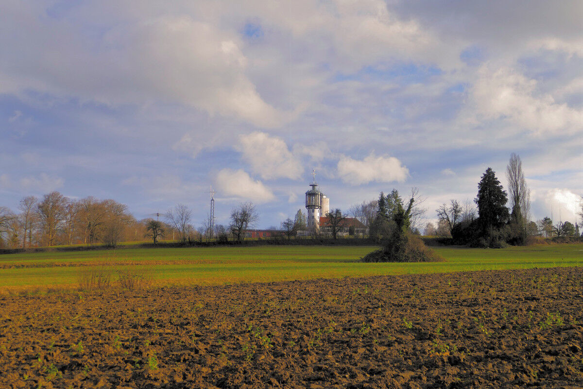 Blick zurück zum Otto-Moericke-Turm.