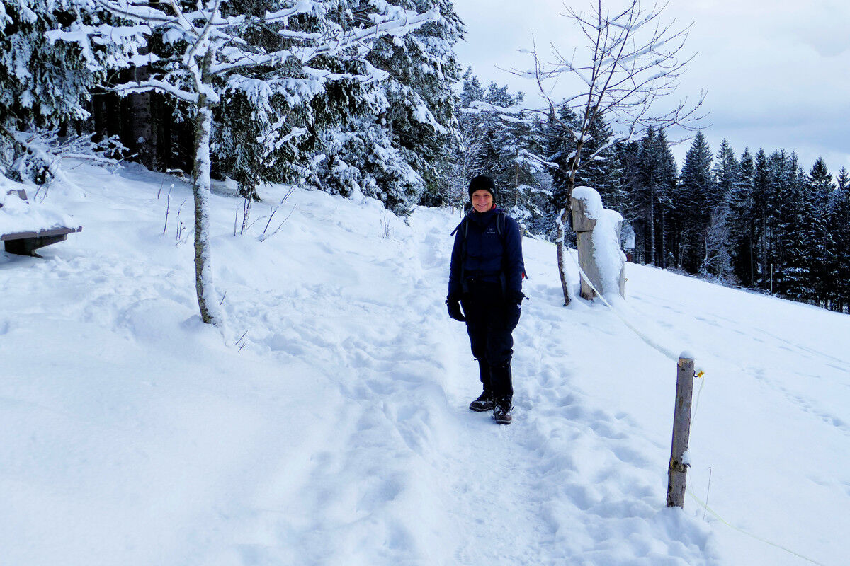 Auf dem Weg hoch zum Hochfirst.