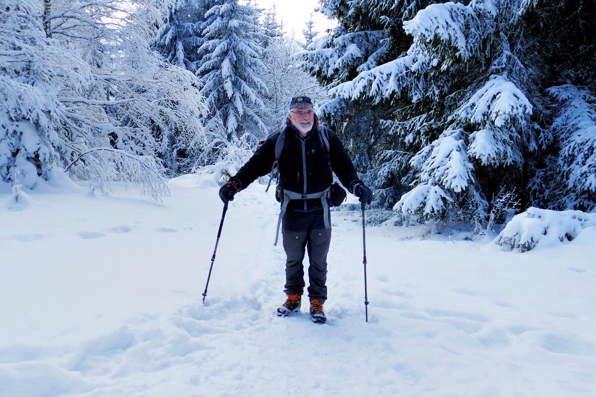 Auf dem Weg hoch zum Hochfirst.