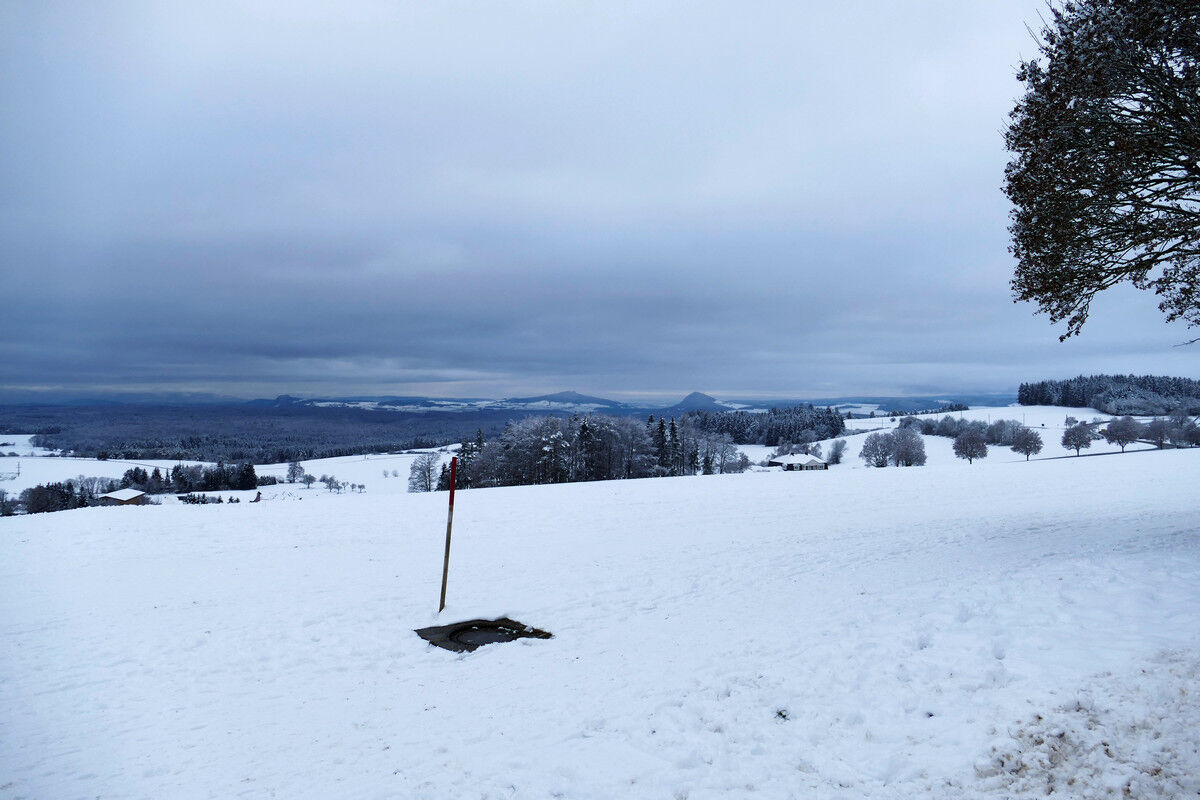 Blick über die Hegauberge.