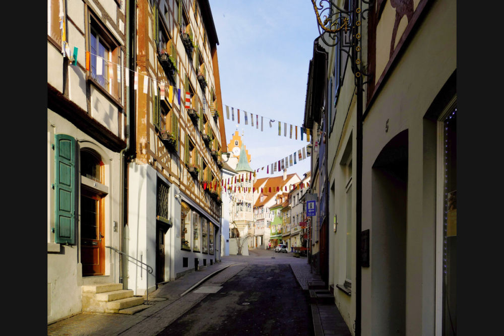 Meersburg - ungewohnt leer und still.
