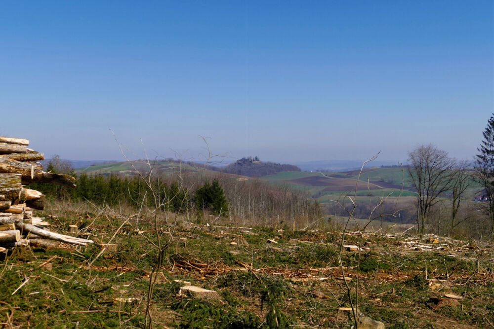 Blick auf den Mägdeberg.