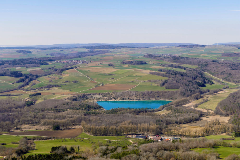 Binninger Baggersee - aus Gründen des Grund- und Trinkwasserschutzes ist das Baden im See  verboten.