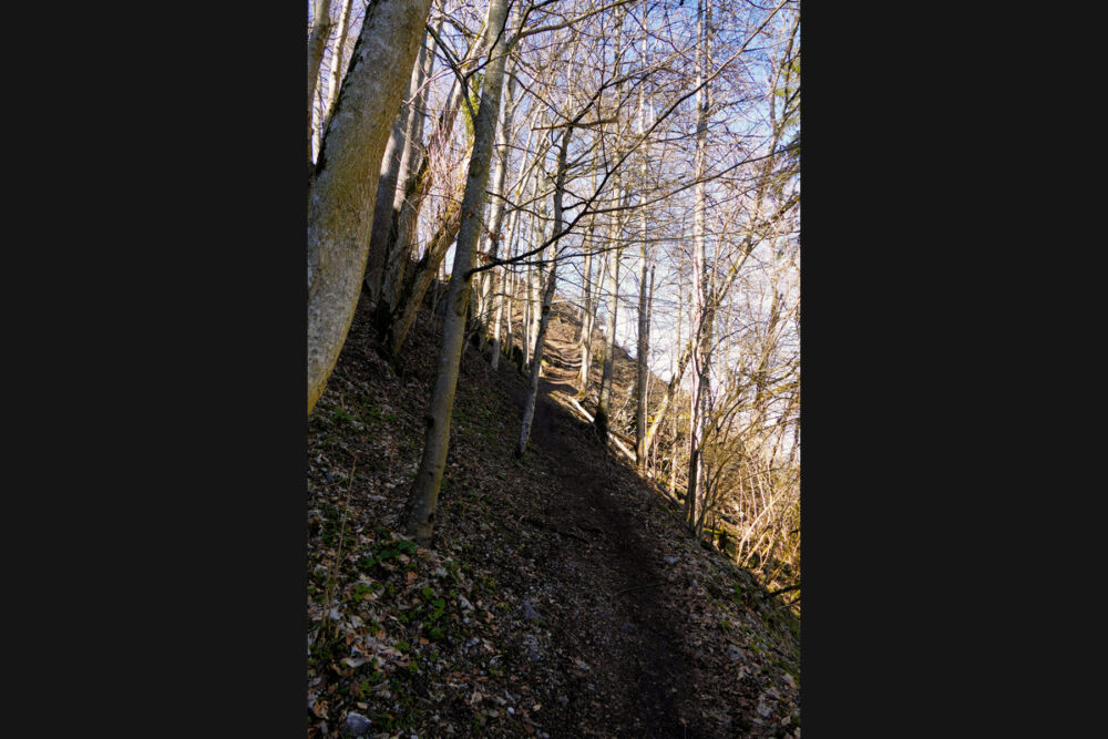 Auf dem Weg vom Nordgipfel zum Südgipfel.