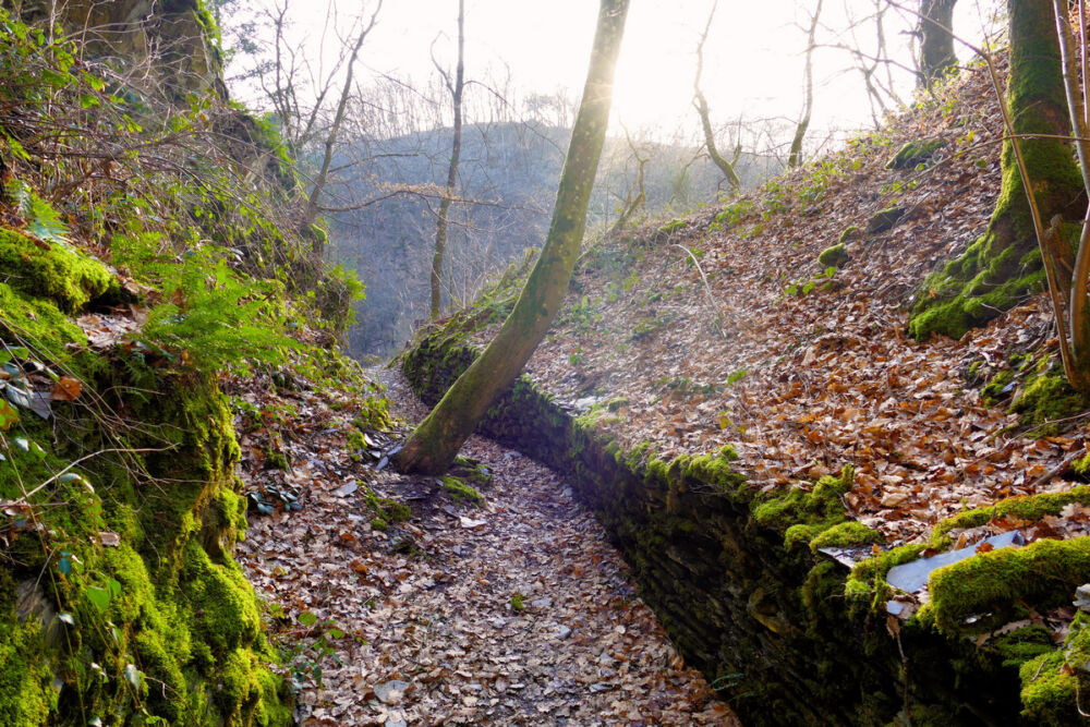 Weg zum Schieferstollen.