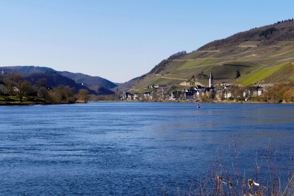 Blick zurück auf Merl.