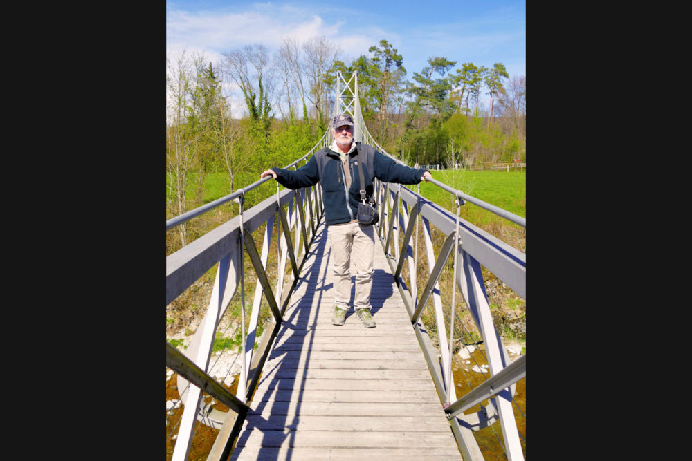 Auf dem Ganggelisteg.