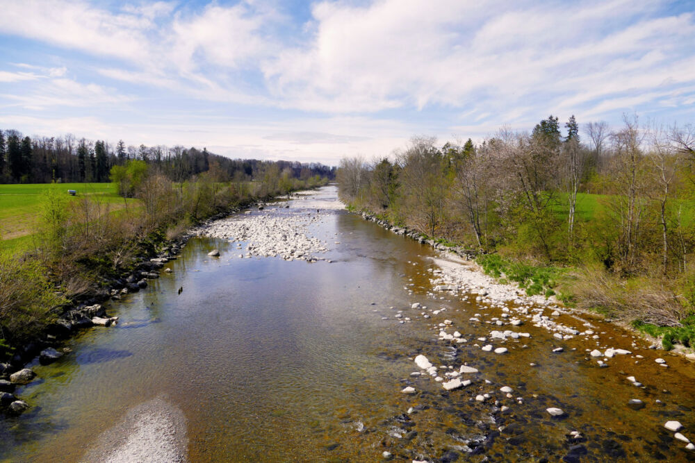 Thur - Blick nach Westen.
