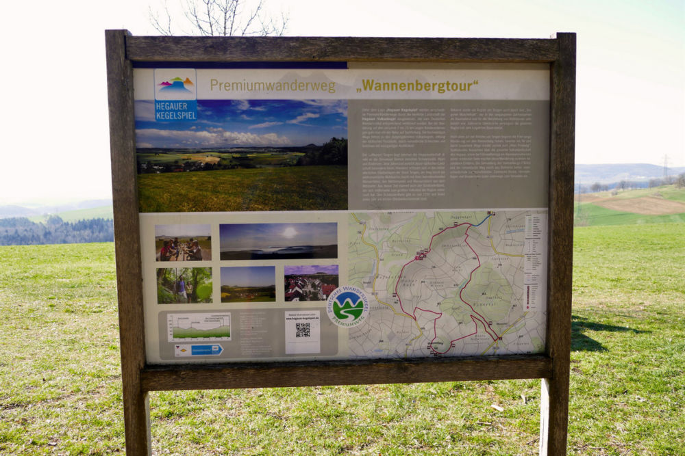 Infotafel Wannenbergtour.