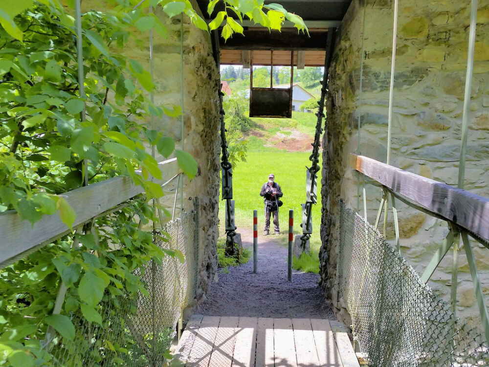 Hängebrücke Flunauer Steg.