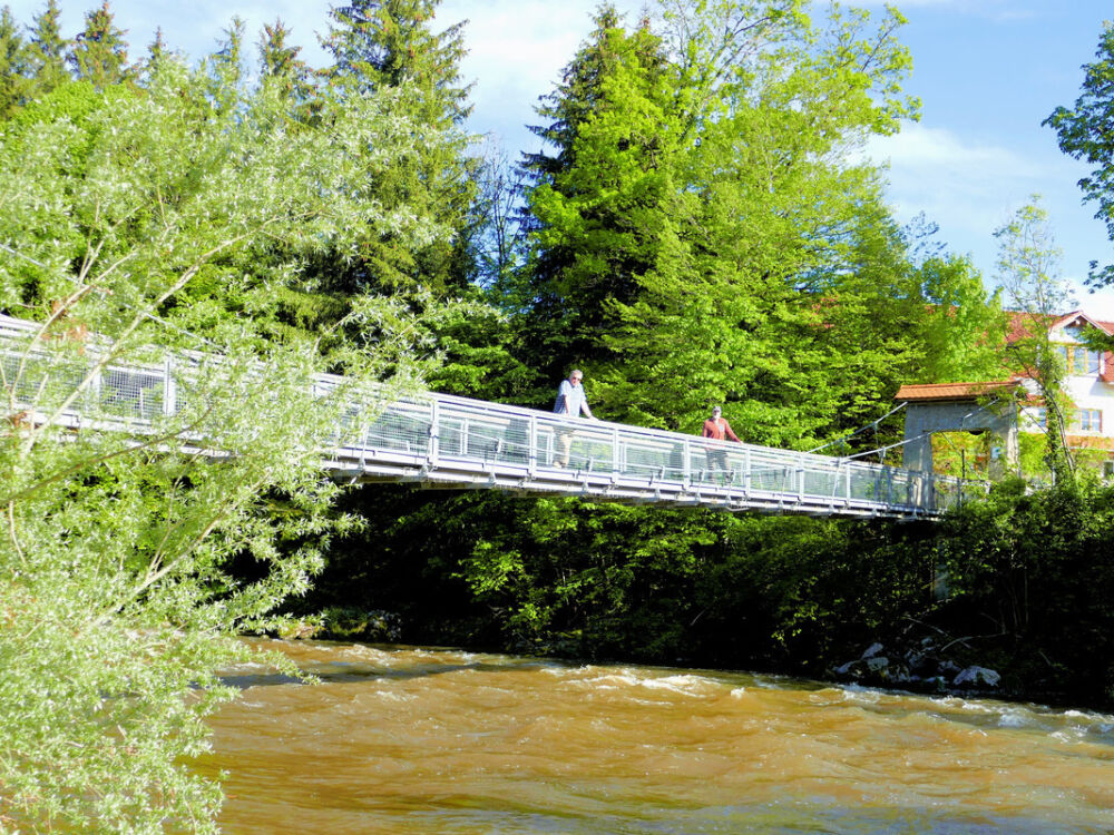 Hängebrücke bei Heggelbach.