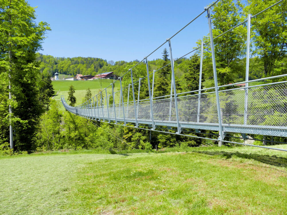 Hängebrücke Grub (AR) - Grub (SG).