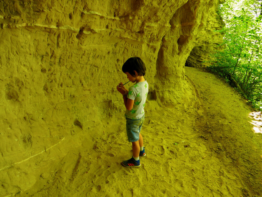 Bei den Heidenhöhlen.