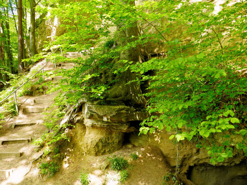 Bei den Heidenhöhlen.