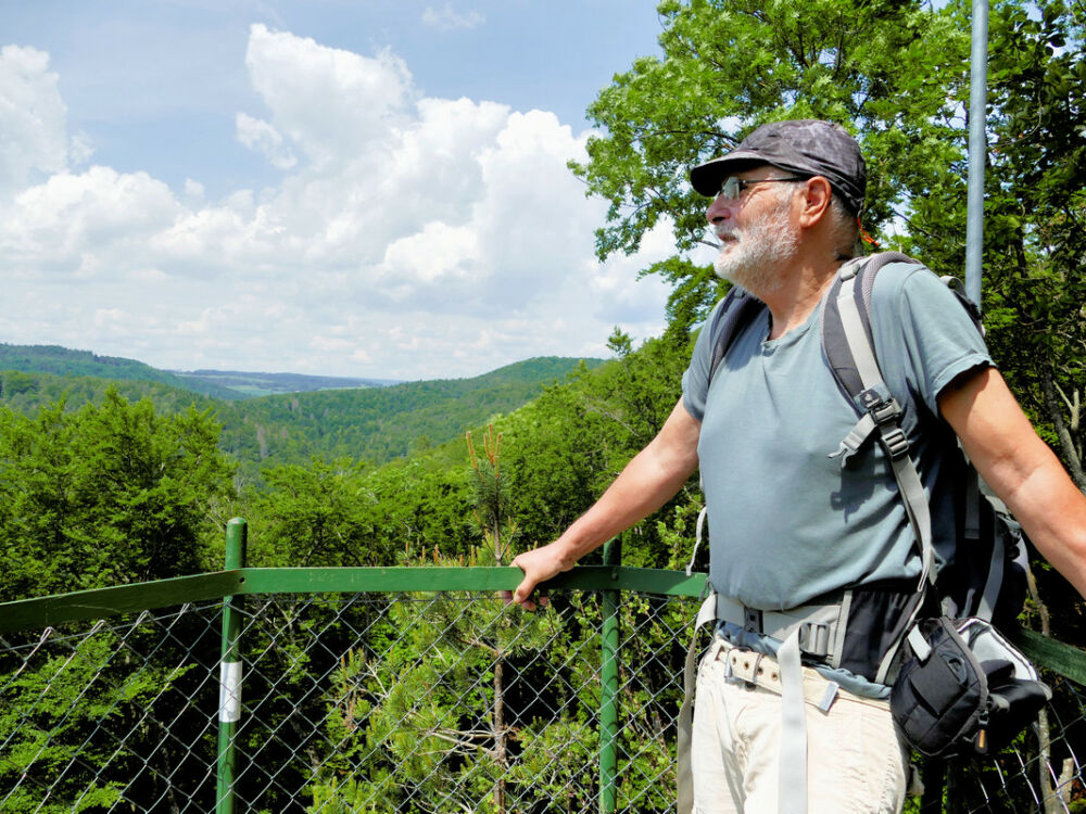 Auf dem Jakobsfelsen.