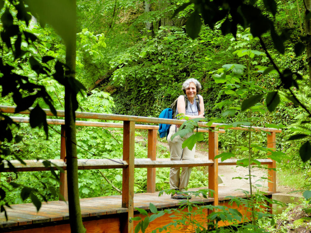 In der Mühlbachschlucht.