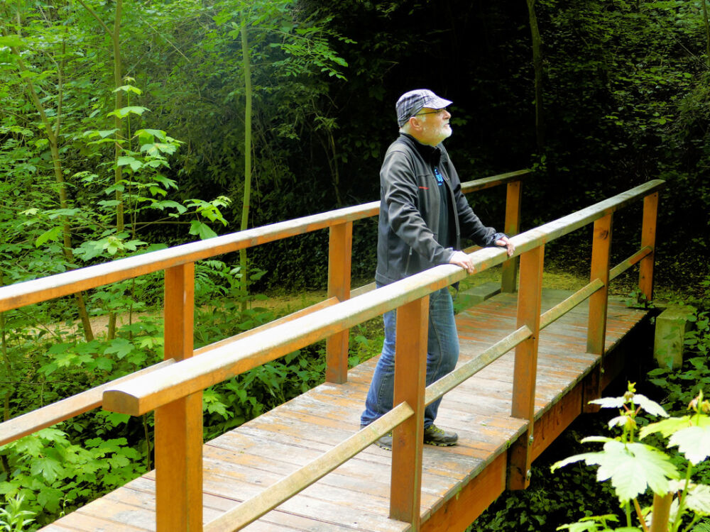 In der Mühlbachschlucht.